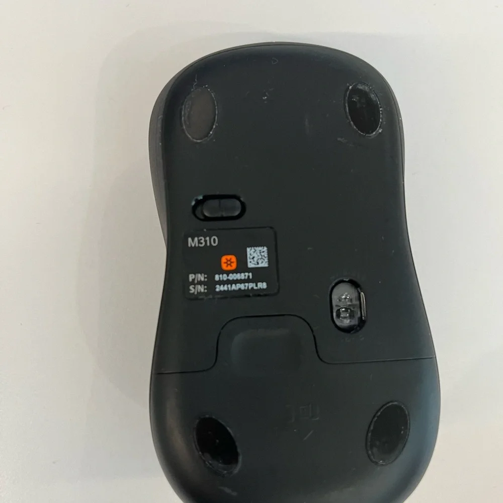 Logitech M310 Wireless Mouse - Black